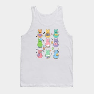 Teacher Easter, Teacher Reading, Easter Bunnies, Cute Teacher Bunny, Book Lovers Easter Tank Top